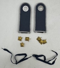 PAIR East German Customs Service Rank Shoulder Boards NVA DDR Insignia Zoll