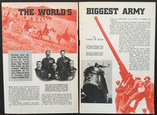 Soviet Red Army “The World’s Biggest Army” 1937 pictorial original USA article
