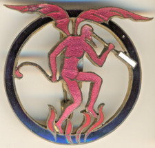 Red star Belgian Badge 42° Tactical Squadron Devil Belgium Air Force (#1175)