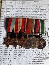 WW2 RNASBR LSGC Medal Group Africa, Burma Sick Berth Petty Officer Maden picture