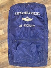 1960’s Air Force Flying Vintage, Silk Lined, Garment Bag Museum History Art Prop picture