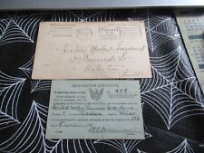 WWI US Military 1917 Draft Registration Certificate Card Norfolk Massachusetts  picture