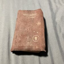 WORLD WAR II 1941 MILITARY POCKET BIBLE NEW TESTAMENT PSALMS ARMED FORCES FDR... picture