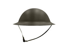 Adult WW2 British Army Brodie Tommy Doughboy Style Costume Plastic Helmet Hat picture