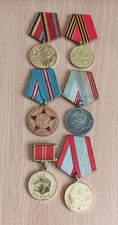 Set of USSR Soviet Military Medals 