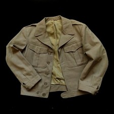 WWII Eisenhower Jacket w/Soldier #, 38 or 39, Short Crop Would Be Rad on a Woman