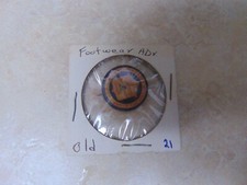 GENUINE OBSOLETE COIN TOKEN MEDAL VERY OLD FOOTWEAR AD I WILL NOT BUY SHOES
