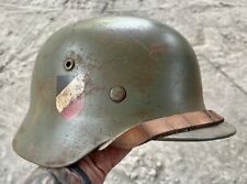 WWII German Helmet M35/ET64 WH, Restored HQ picture