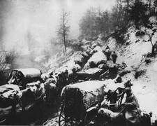 Serbian Transport On Road To Albanian Frontier 1915 WWI OLD PHOTO