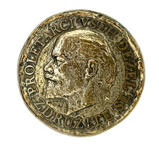 Yugoslavia Lenin Medal 1967 October Revolution 50th Anniversary SFRY Plaque