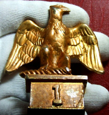 Vintage Army Legion Golden Eagle mascot of a flag to identify picture