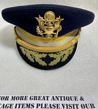 US Army Military Dress Cap Officer Major Gold Trim - Bancroft Size 7 1/4 picture