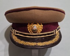 medical officer - doctor visor hat Romanian army year 1987, CEAUSESCU Romania