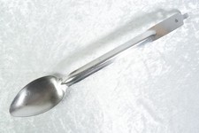 US Military BICO 1954 Chow Mess Hall Stainless Serving Spoon 15" Long With Hook
