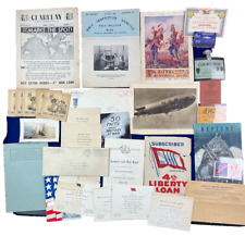 WWII Ephemera Document Collection Lot WWI African American Photo Russian Pass picture