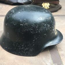 Original WW2 German M40 Reissue Combat Helmet picture