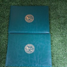 2 Department of the Army Green Award Presentation Folder Puffy Binder Display