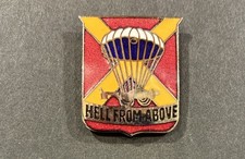 Vintage US Army, 464th AIRBORNE ARTILLERY, Unit Crest, NOS