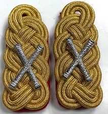 WWII GERMAN HEER FIELD MARSHALL GENERAL OF THE ARMY TUNIC SHOULDER BOARDS