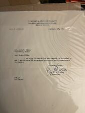 WWII Battle Of The Bulge Gen/LSU President Troy Middleton Letter Signature picture