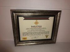 VIETNAM ~ ARMY MERITORIOUS SERVICE MEDAL CERTIFICATE w/Free Custom Printing