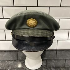 WWII US Wool Army Enlisted Man Service Cap Hat Visor Military WW2 Era picture