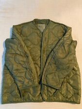 USGI US ARMY COLD WEATHER JACKET LINER OD GREEN LARGE picture