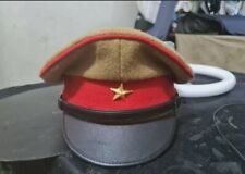 WWII Japanese IJA Army Officer visor cap twill fabric olive drab All Size Availa picture