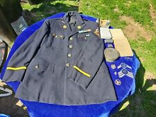 Vintage american legion dress uniform jacket, Basic field manual , Medals picture
