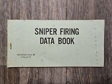 Sniper Firing Data Book picture