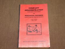 VINTAGE WWII 1943 COMPANY ADMINISTRATION  SUPPLY MESS PERSONNEL RECORDS BOOK picture