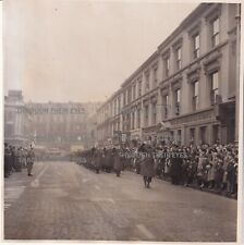 Original WW2 photo 32nd Surrey Battalion Home Guard marching through  Croydon picture