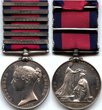 British MGS Medal 1793-1814 6 clasps  Thos Munn 57th Foot w/Research paperwork