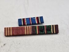 WWII US Army American Campaign Good Conduct Eur African Middle Eastern Ribbons picture