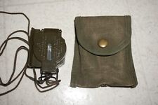 1978 U.S. Military Magnetic Compass Stocker Yale With Pouch Nice picture