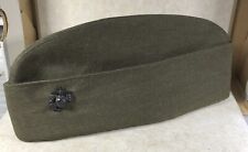 Marine Corps Garrison Cap W/ EGA Uniform Hat 7 & 1/8” Good Condition USMC picture