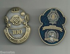 NAVY DIVE DIVER SCHOOL 100TH ANNIVERSARY 2.5" SCUBA MEDALLION CHALLENGE COIN
