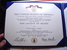 USAF Colonel Veteran TEST PILOT Vietnam Legion of Merit Medal w/ Doc Rank Photos
