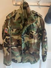 M65 Coat Cold Weather Field Jacket Woodland M81 Camo NSN 8415-01-099-7834 Medium picture