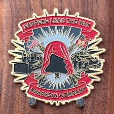 Assassin Company 1st Engineer Battalion Military Challenge Coin  W#18