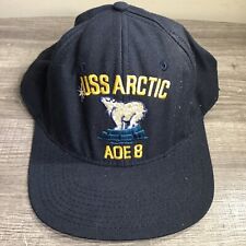 USS Arctic AOE-8 Decommissioned US Navy Snapback Hat Navy Blue picture