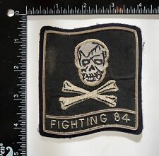 Cold War 1980s USN US Navy VF-84 Fighter Squadron Bullion Patch picture