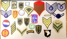 Vintage Lot of 26 Mixed Military US Patches, Directly out of a local collection picture