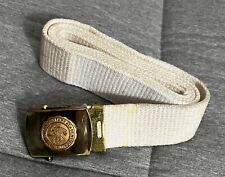 Vintage Western Military Academy Brass Web Belt picture