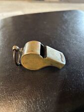 Vintage Official Military Brass Whistle - Works Great, 1940s-1950s / Korean War picture