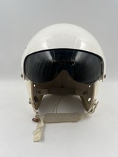Vintage US Air Force HGU 26 Pilot Flight Helmet Dual Visor Extra Large