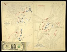Capture of Harper's Ferry Map Sept 15th 1862 Stonewall Jackson Maryland Campaign