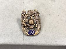 US Army 10 Year Civilian Service pin picture
