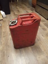 Vintage Military 5 Gallon Jerry Can Red picture