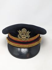US Military Visor Hat by Luxenberg with Medal - Size 7 picture